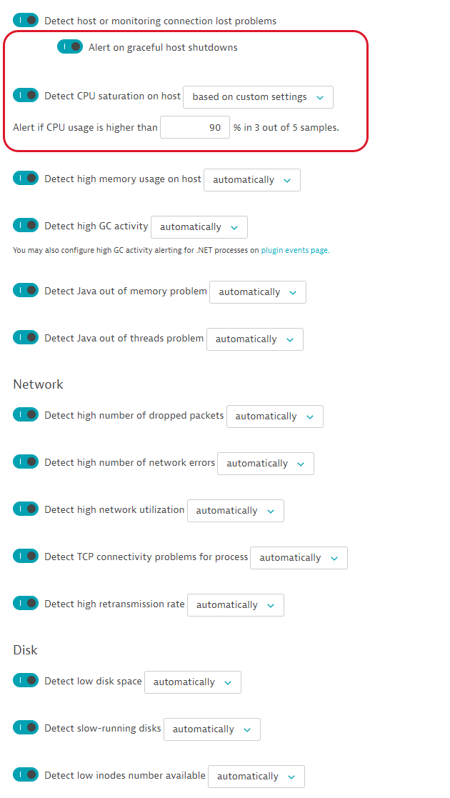 Anomaly detection config - hosts - updated