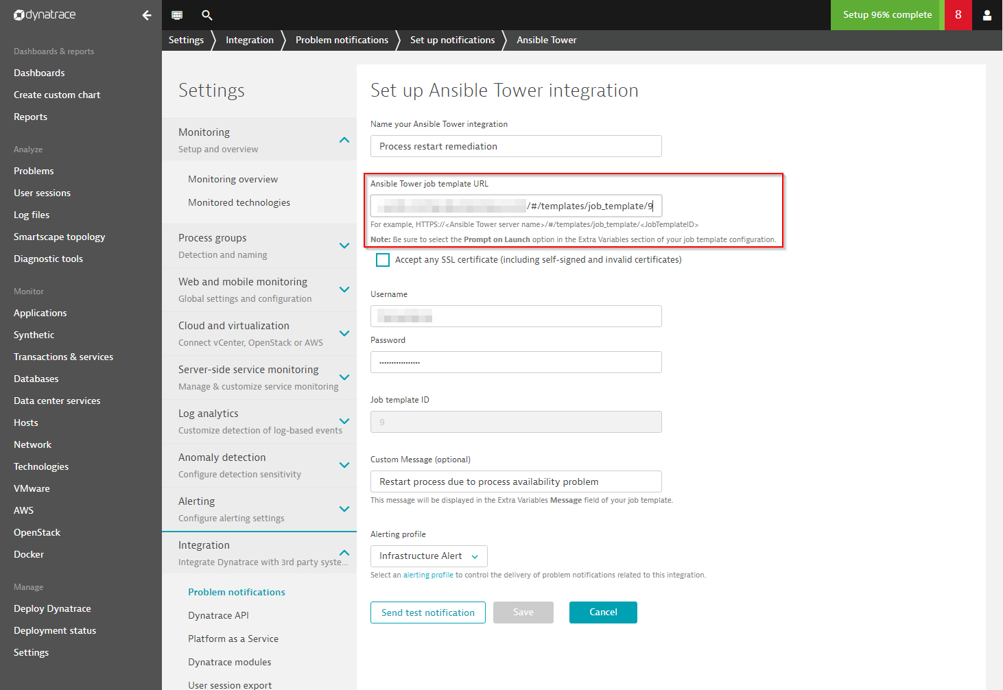 DESK integration with Ansible Tower