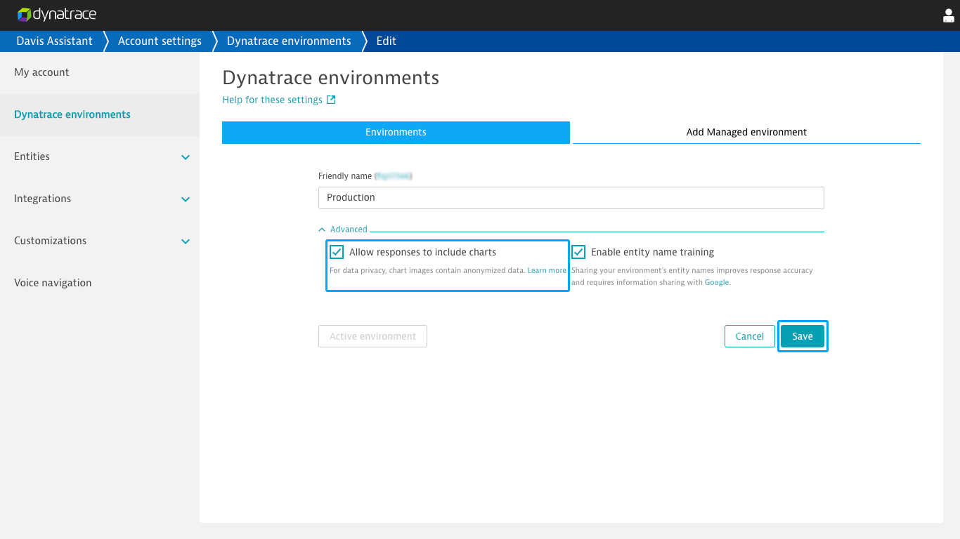 Enable charts in Davis Assistant