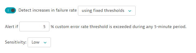 JavaScript error event settings