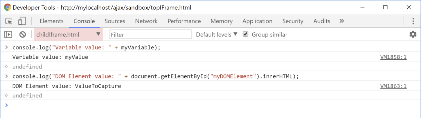 RUM Troubleshootijng - CORS, IFrame with variable