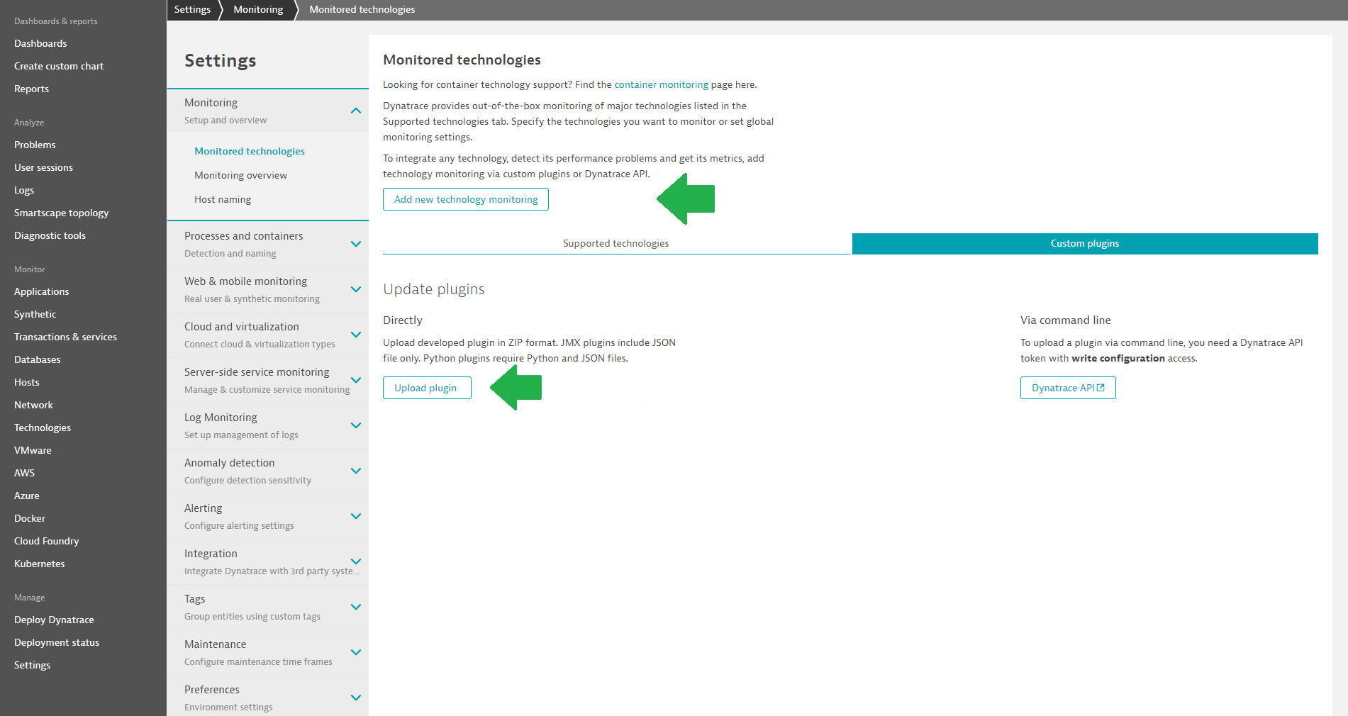 Upload Remote Custom Plugin By UI